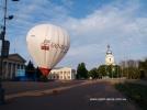 Полет на воздушном шаре  с площади в Переяславе-Хмельницком